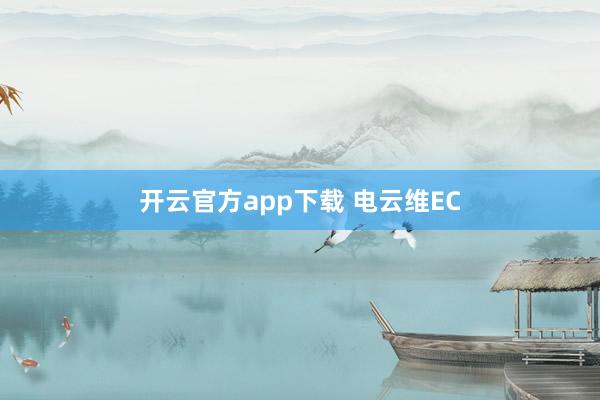 开云官方app下载 电云维EC